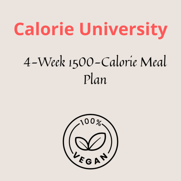 Vegan 1500-Calorie 4-Week Meal Plan